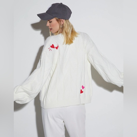 NWOT Vici Je T'aime Knit Cardigan - Picture 3 of 6